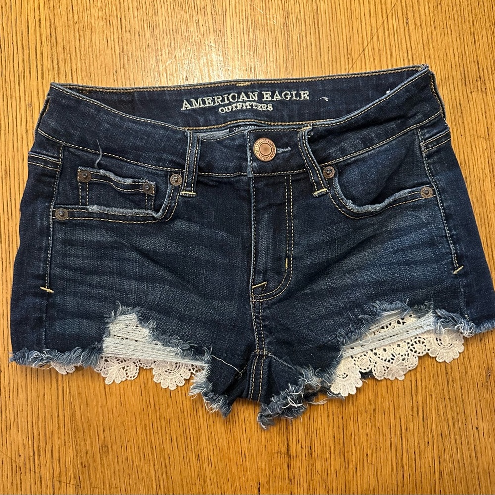 American Eagle Lace Short Shorts